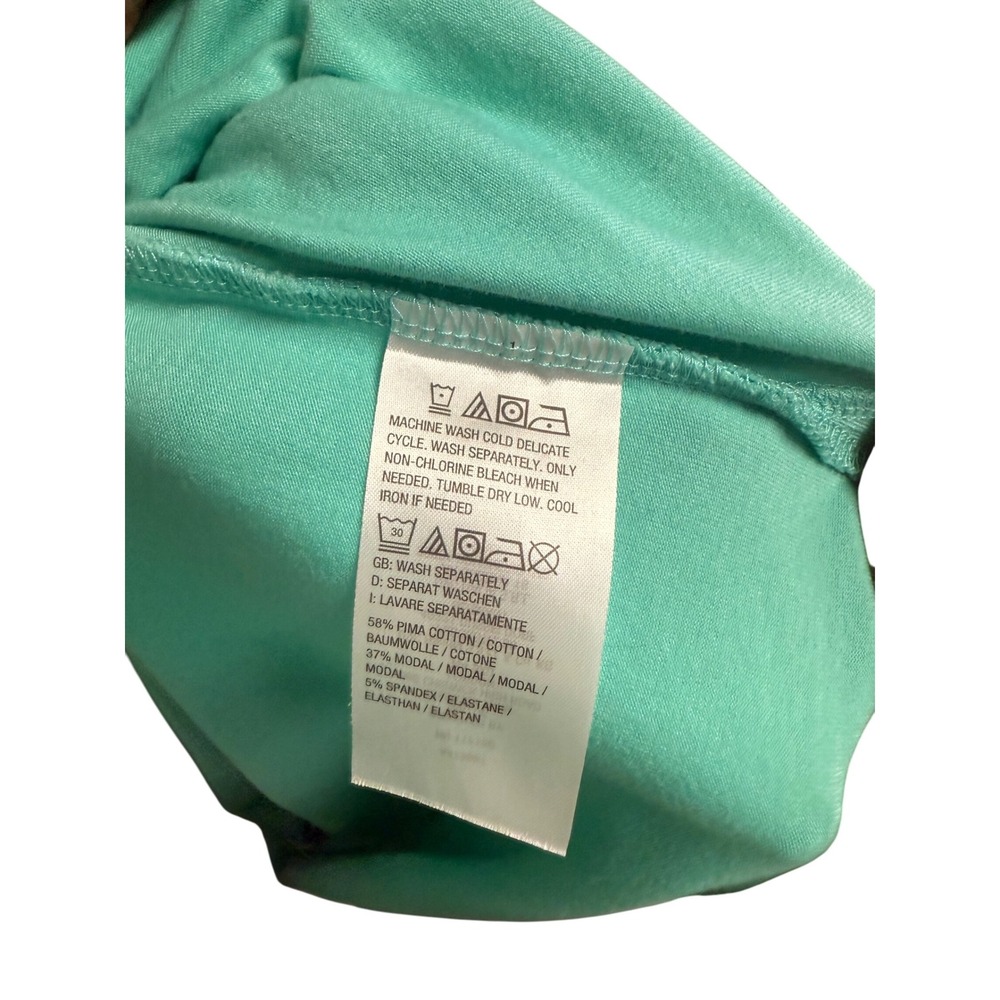 Belle by‎ Kim Gravel, V-neck T-shirt, Seafoam Green, Women's, Size XL - Picture 4 of 4